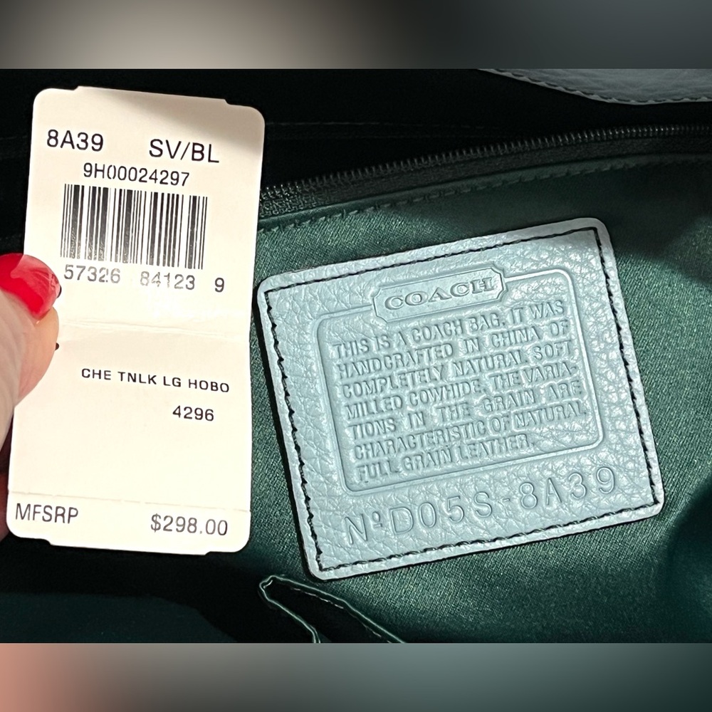 COACH Chelsea Turnlock Large Hobo Shoulder Bag # 8A39 NWT Vintage 💎 - Picture 13 of 13